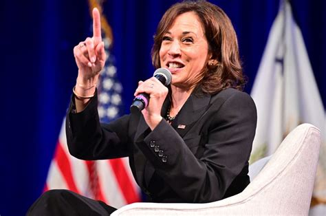 Kamala Harris discussing policy